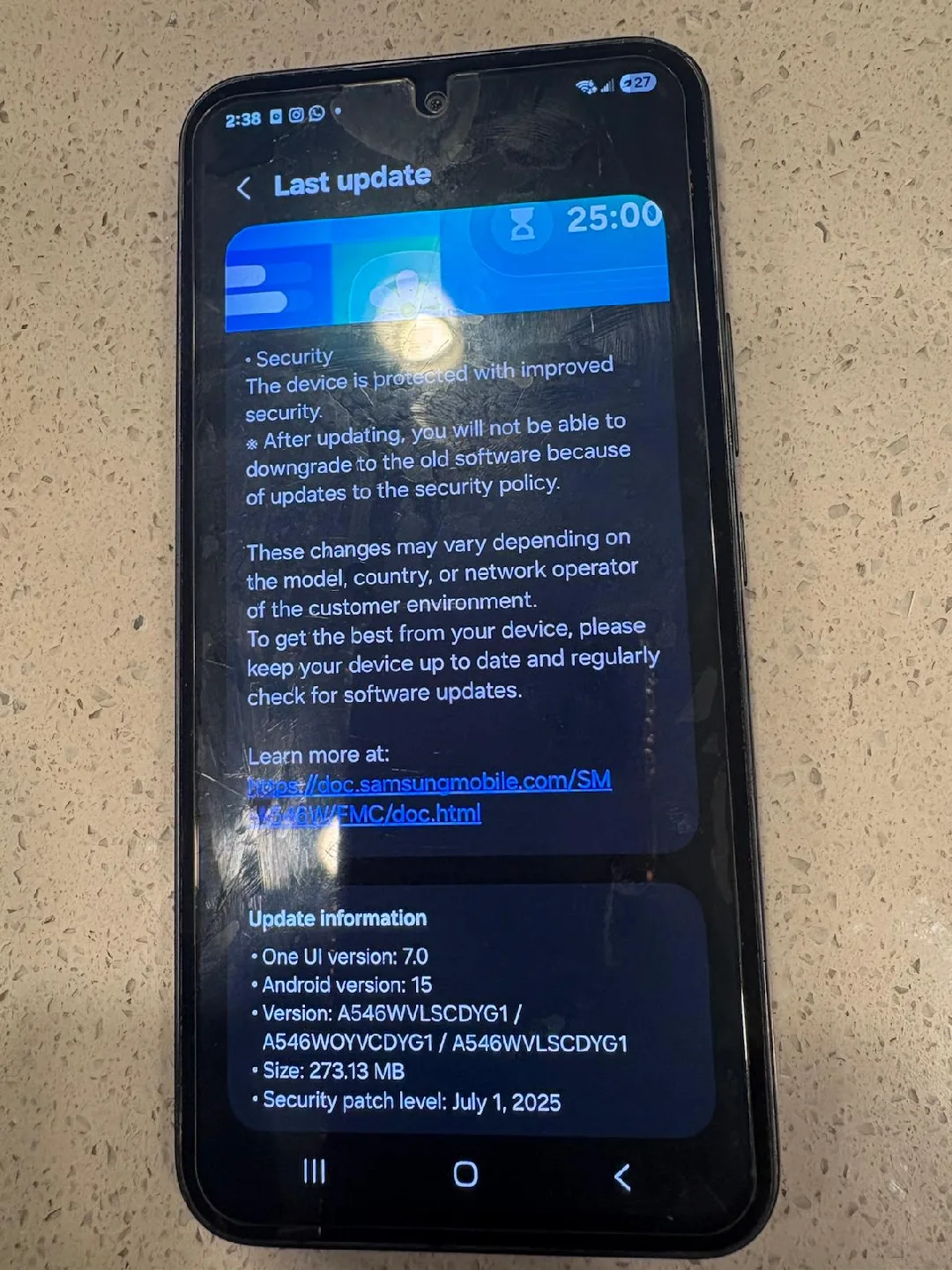 Samsung Galaxy A54 5G image indicator(3)