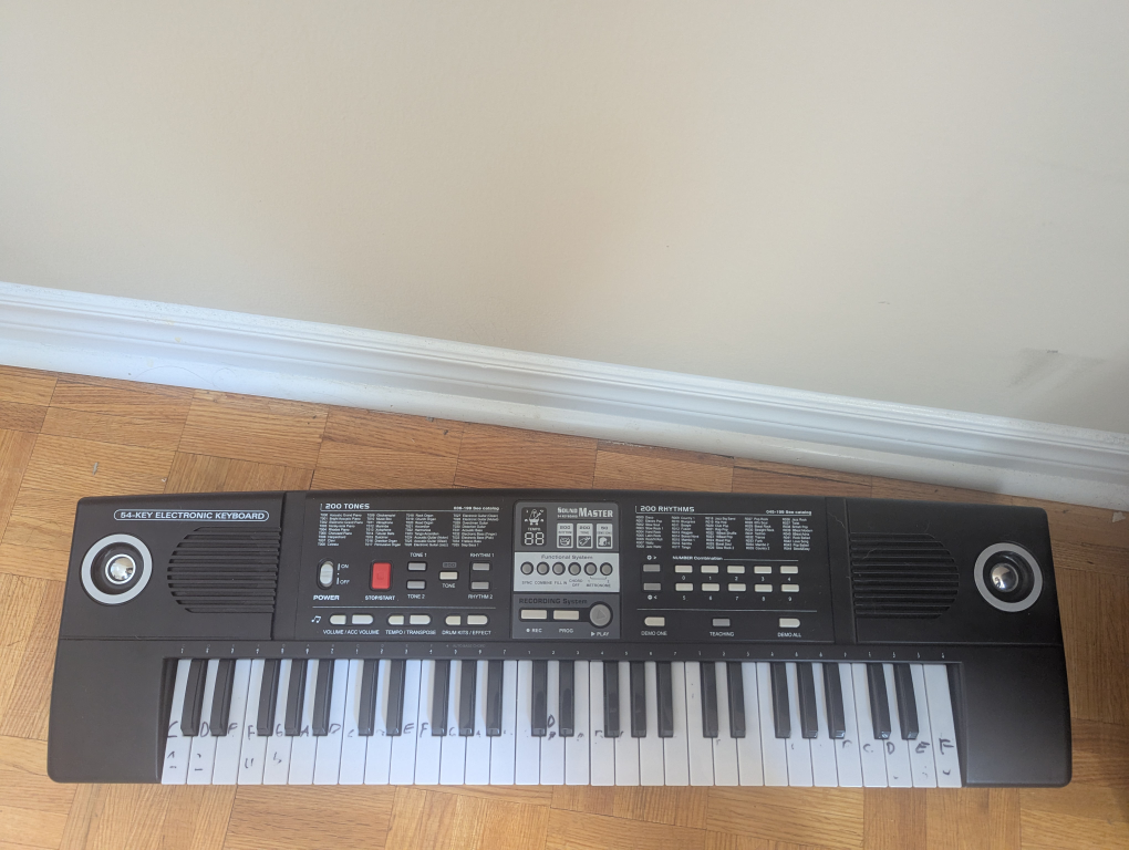 Sound Master 54-Key Electronic Keyboard