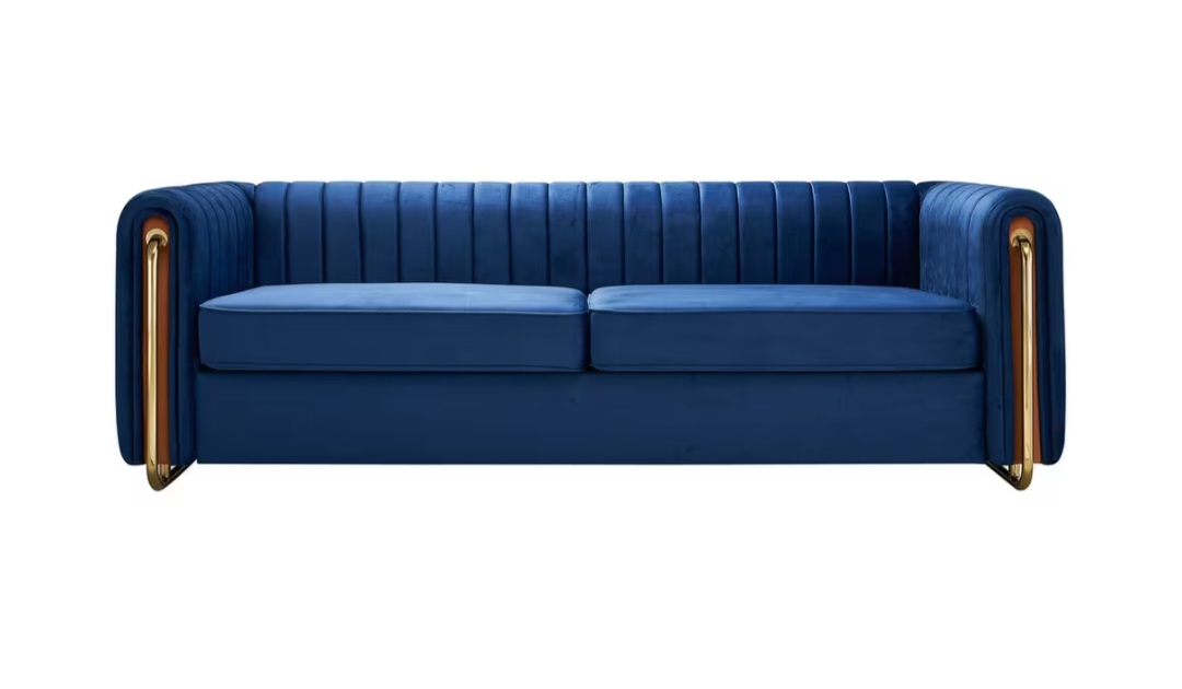 Blue Velvet Sofa Delivery & Setup - photo 3