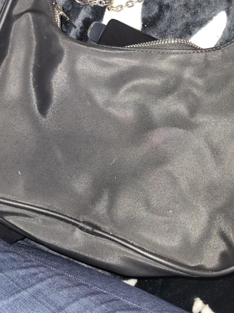 Prada Black Nylon Shoulder Bag image indicator(4)