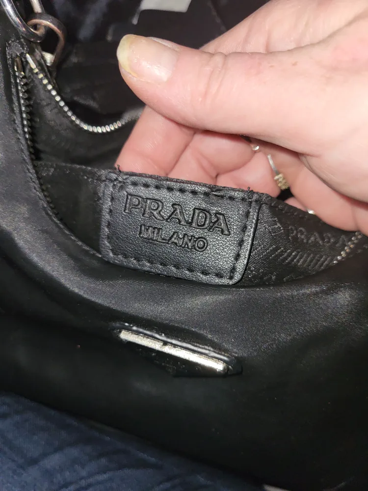 Prada Black Nylon Shoulder Bag image indicator(5)