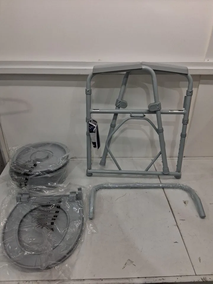 Drive Folding Steel Bedside Commode Chair, Portable Toilet image indicator(3)