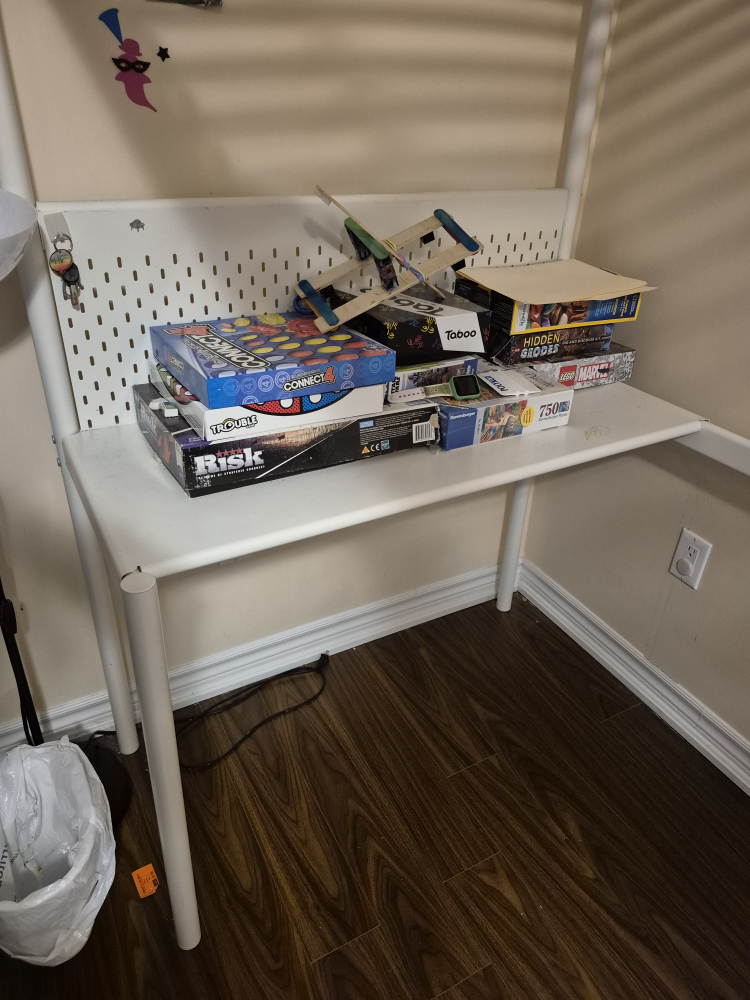 IKEA VITVAL Loft Bed Frame with Desk - photo 4