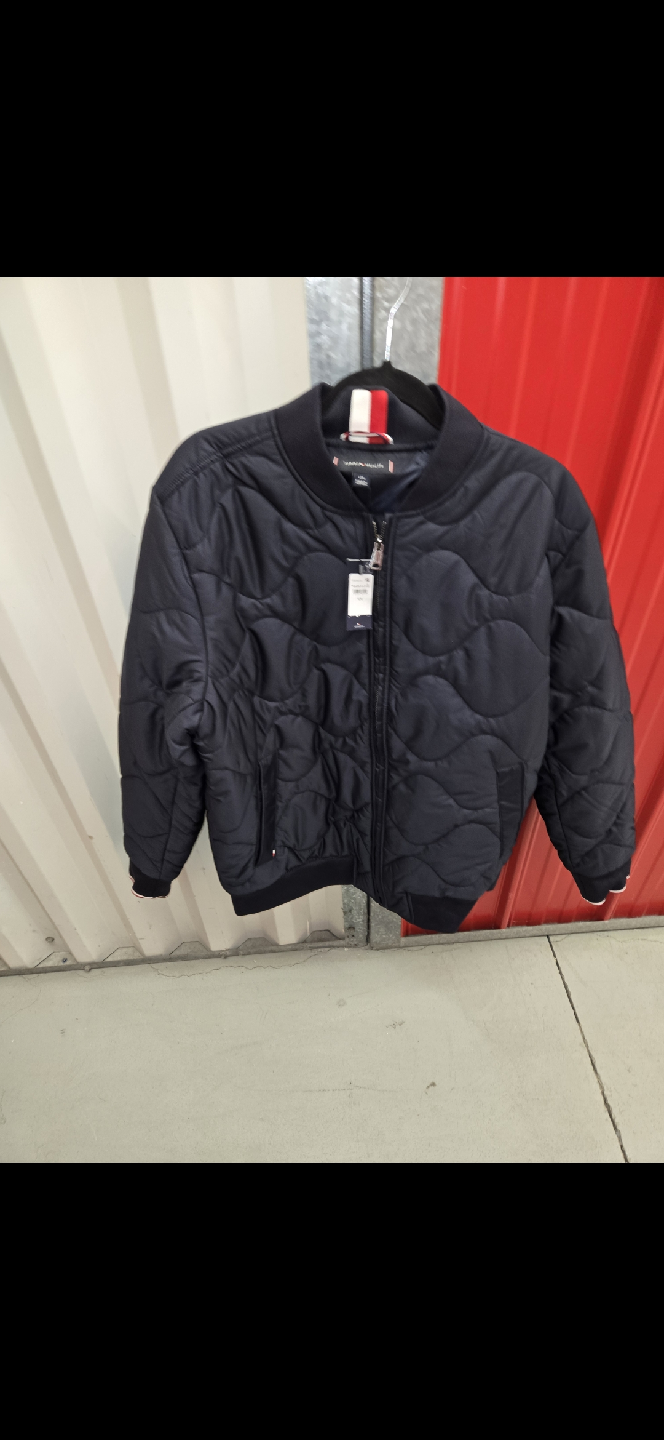 Tommy Hilfiger Quilted Bomber Jacket - Size L
