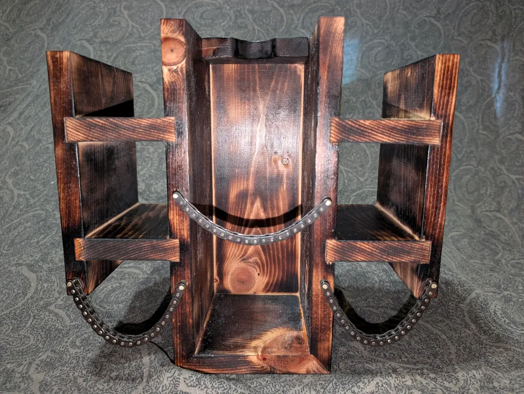 Handcrafted Jack Daniel’s Whiskey Display Stand image indicator(2)