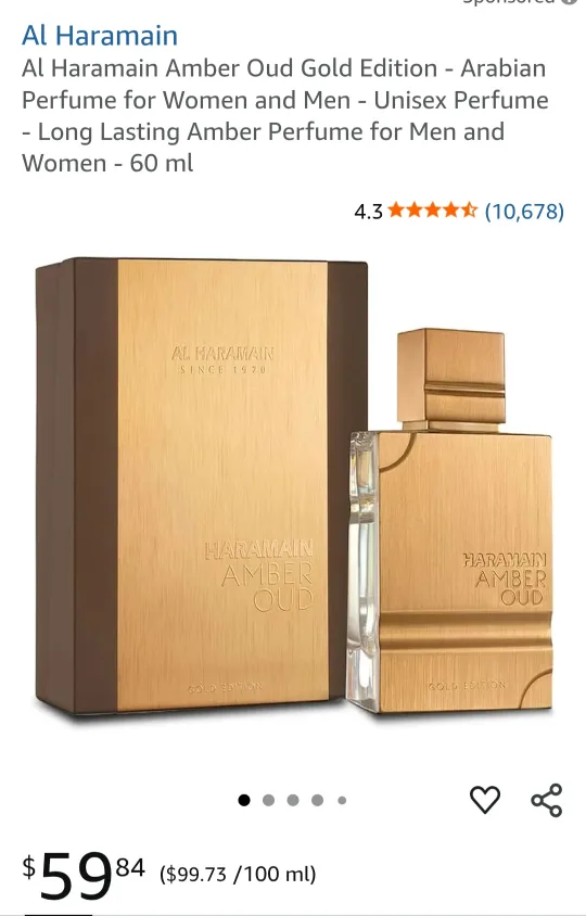 Al Haramain Amber Oud Gold Edition Unisex Perfume thumbnail