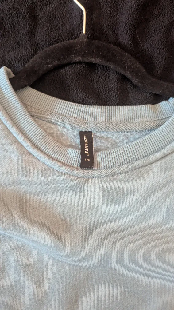 Lazy Pants Blue Crewneck Sweatshirt - Size L image indicator(2)