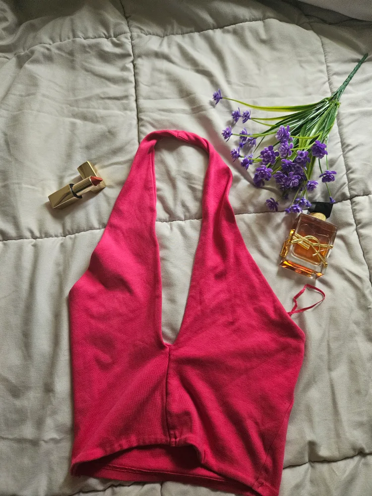 Zara Pink Halter Top - Size M image indicator(3)