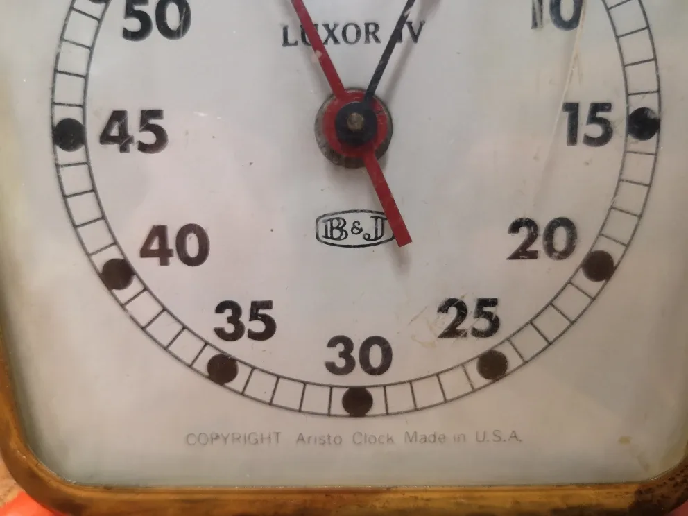 Vintage Aristo Clock ~ B&J Luxor IV image indicator(3)
