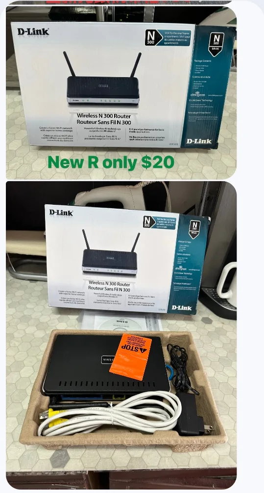 New D-Link Wireless N 300 Router thumbnail