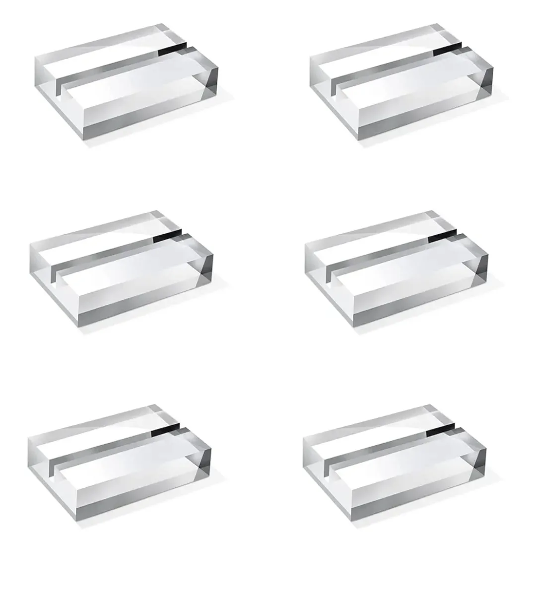 10Pcs Acrylic Table Number Holder Stands thumbnail