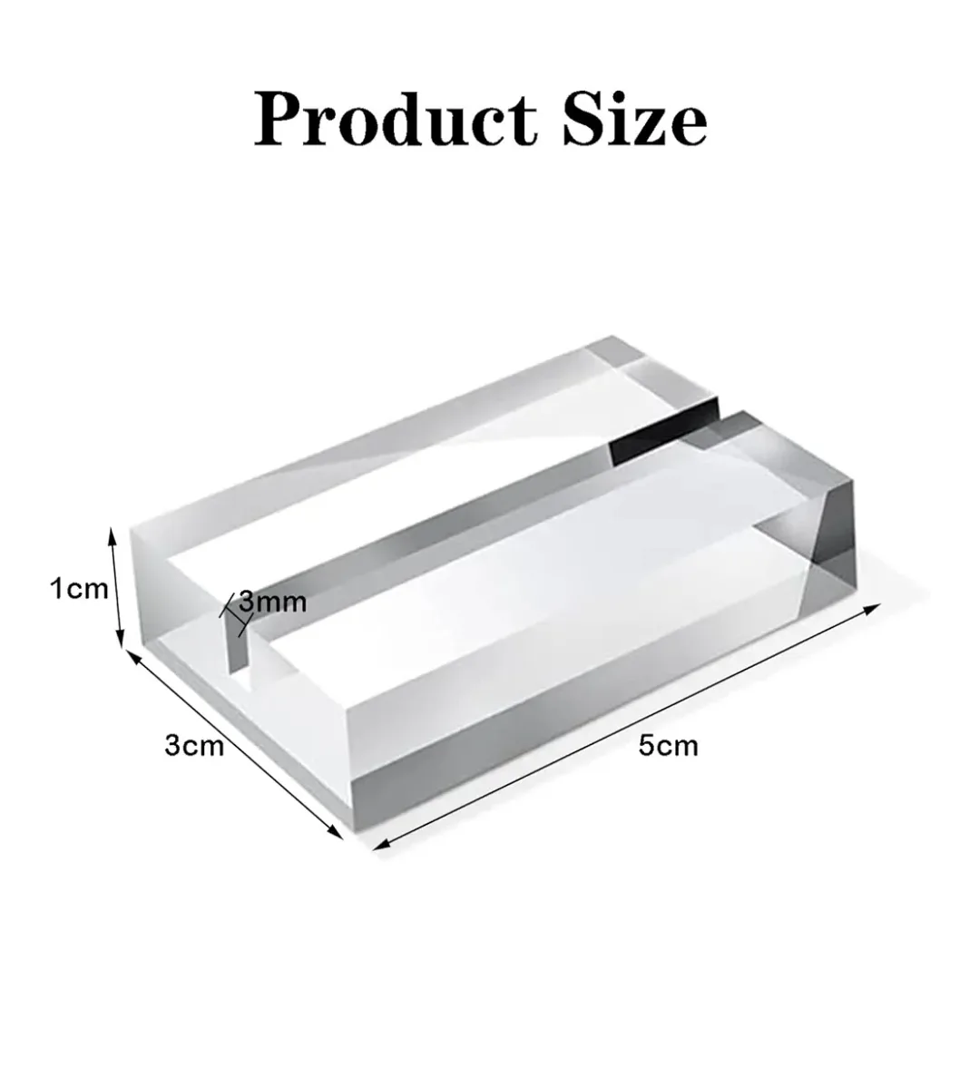 10Pcs Acrylic Table Number Holder Stands image indicator(2)