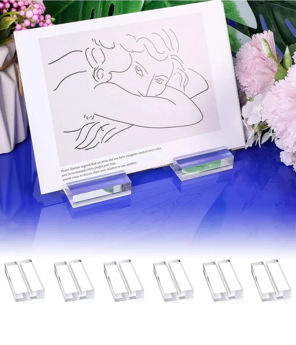 10Pcs Acrylic Table Number Holder Stands image indicator(3)