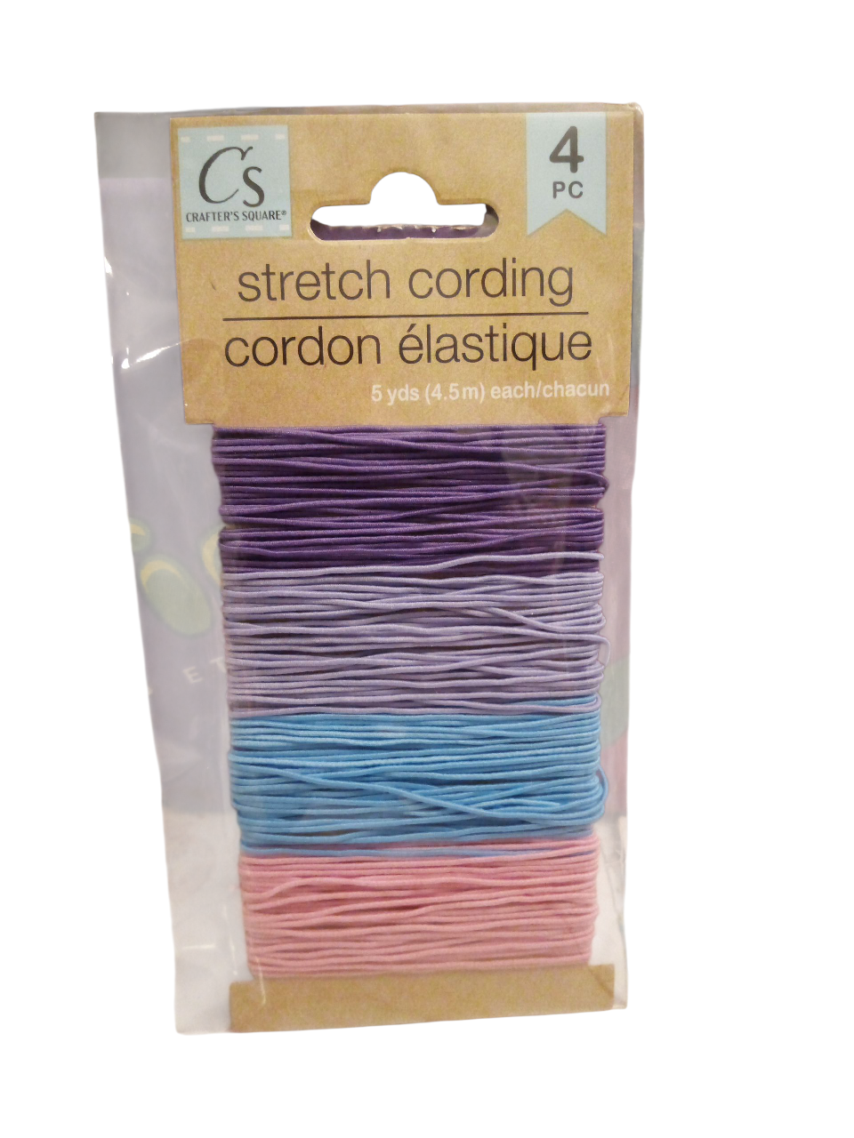 Crafter's Square Stretch Cording - 4 pc