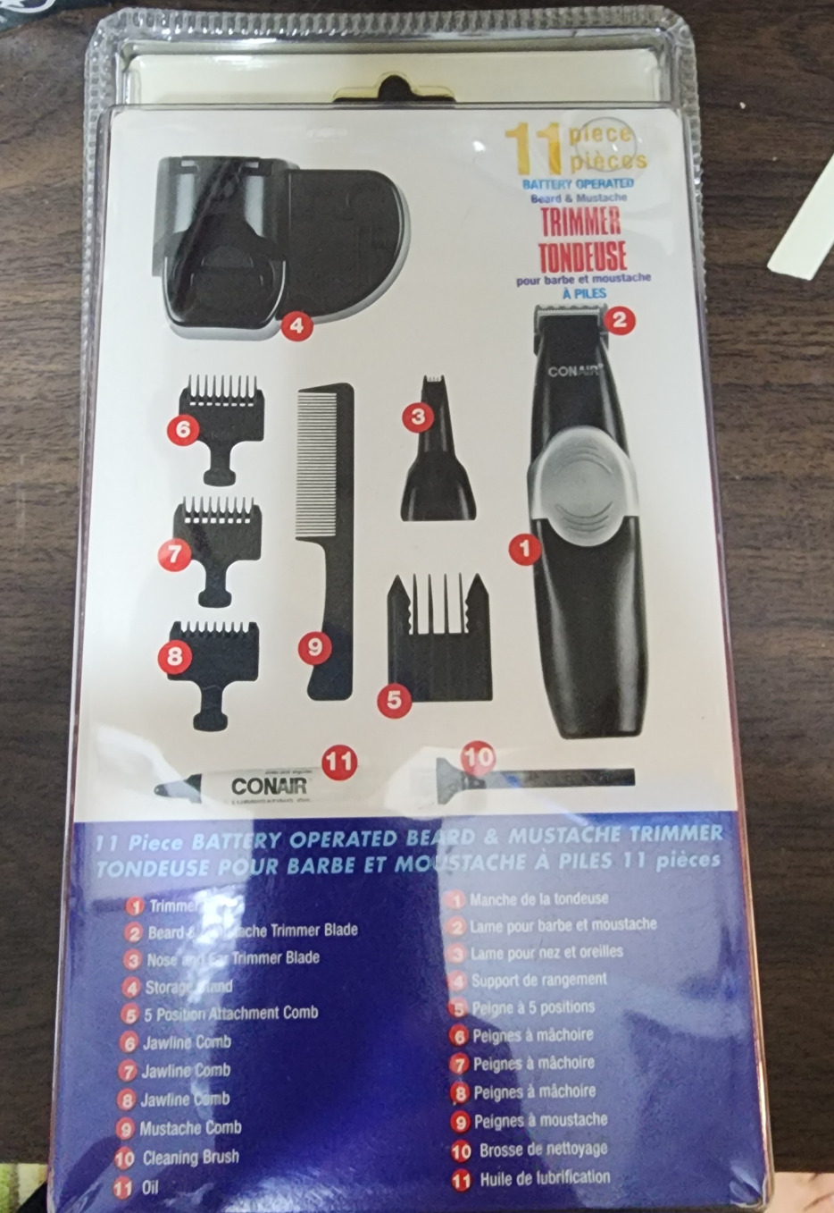 Conair 11-Piece Battery Operated Trimmer - New in Box - photo 2