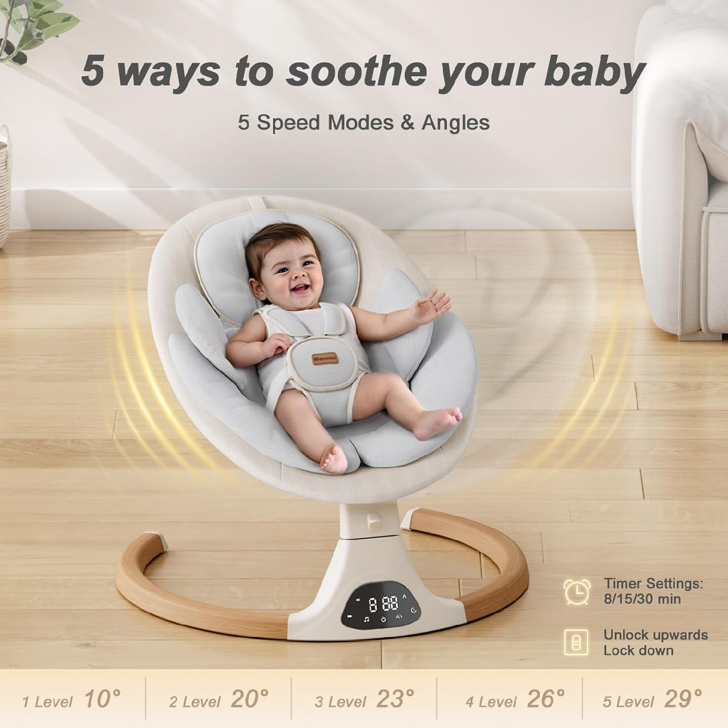 Brand New - Monamii Baby Swing - photo 3