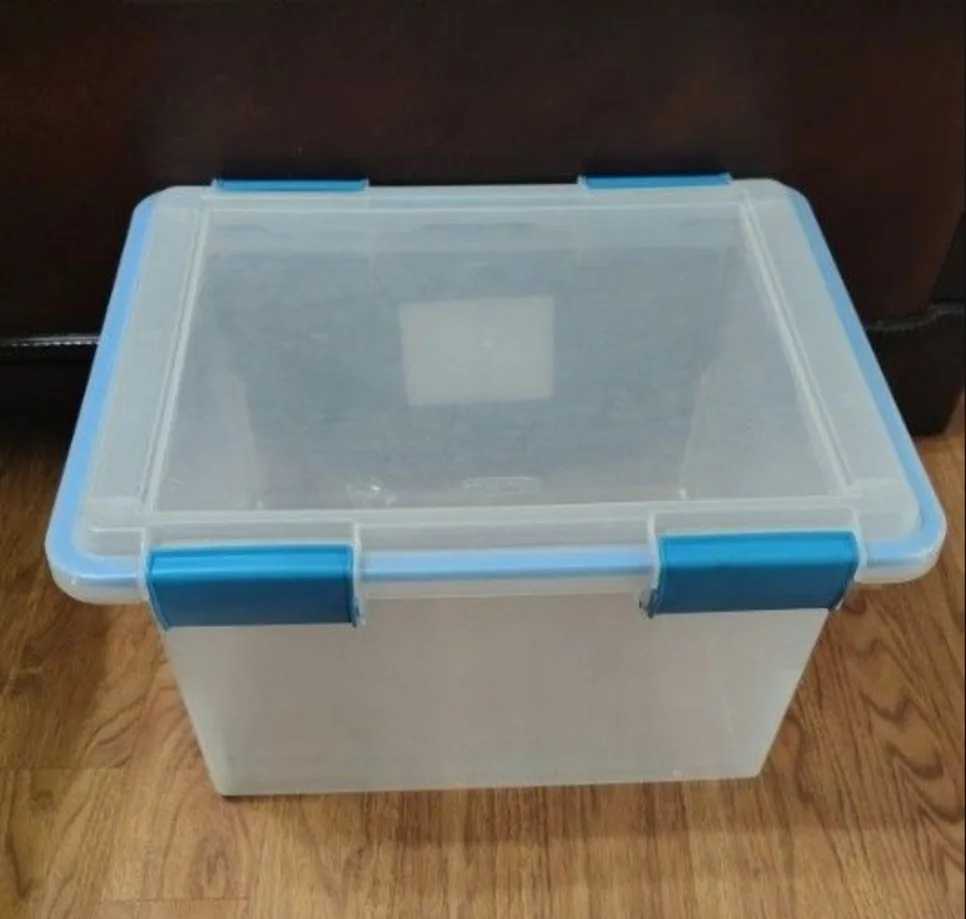 Clear Plastic Storage Box thumbnail