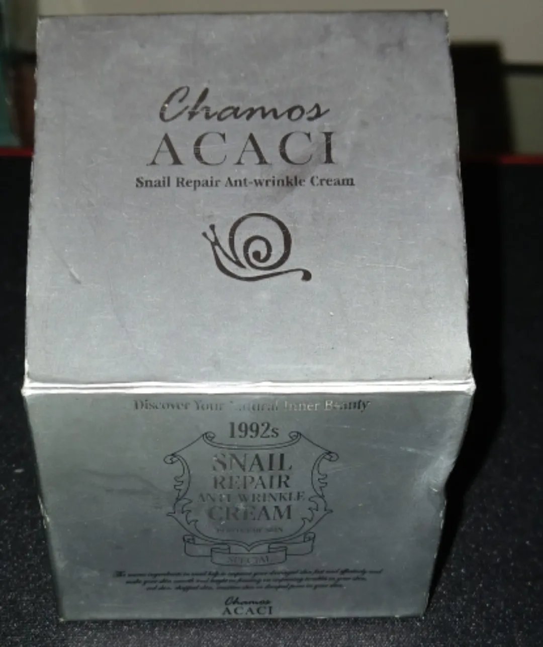 Chamos Acaci Snail Repair Anti-wrinkle Cream-Korean Skincare image indicator(2)