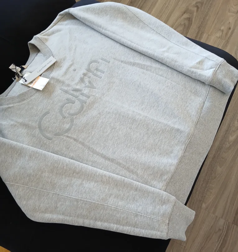 Calvin Klein Jeans Grey Sweatshirt - Size S image indicator(2)