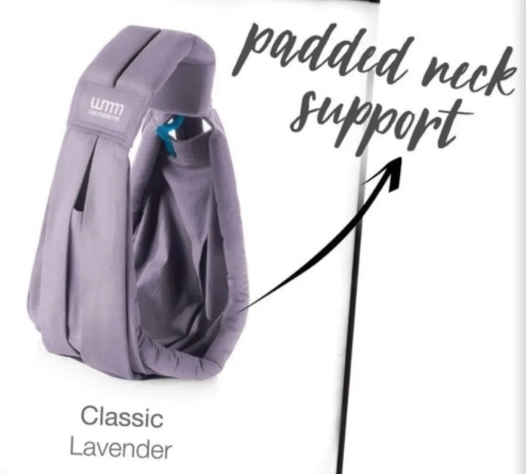 smile hammock sling baby carrier blue image indicator(2)