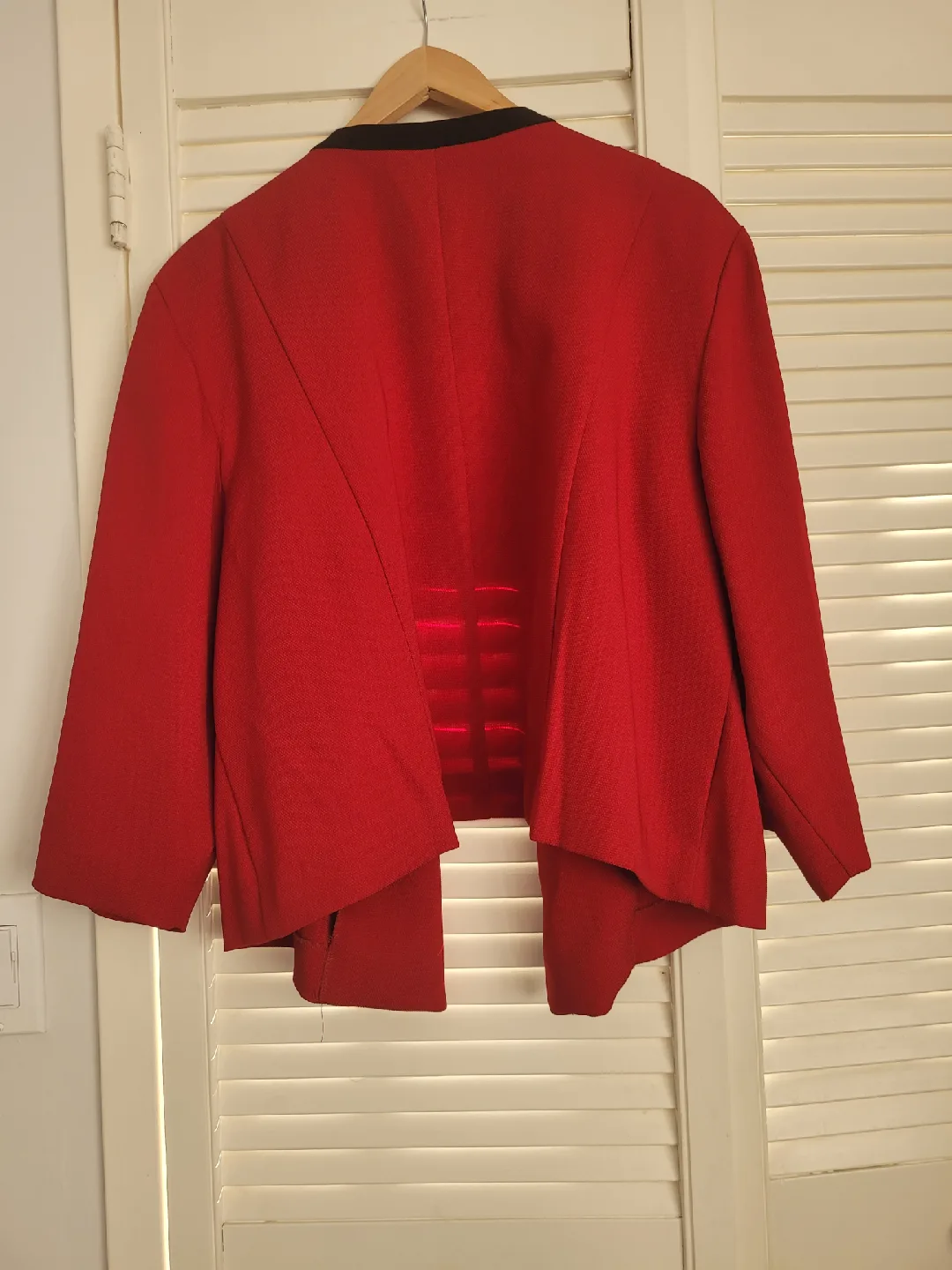 Eileen Fisher Red Blazer, Size 22w image indicator(2)