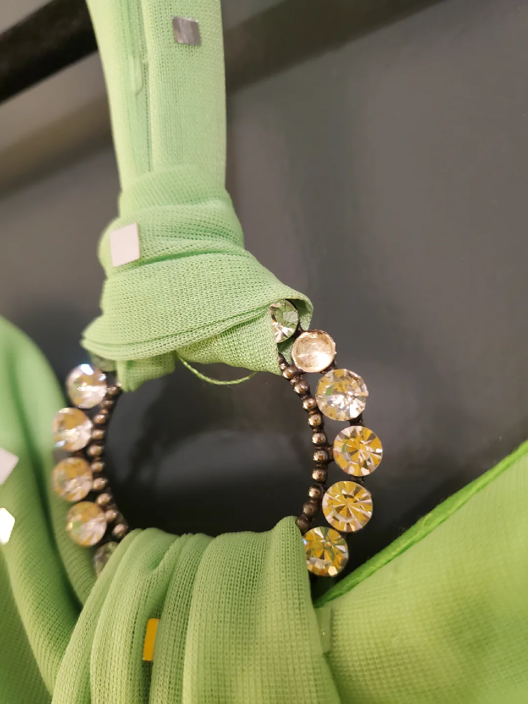 Deb Green Halter Dress - Size M 🥕 image indicator(4)