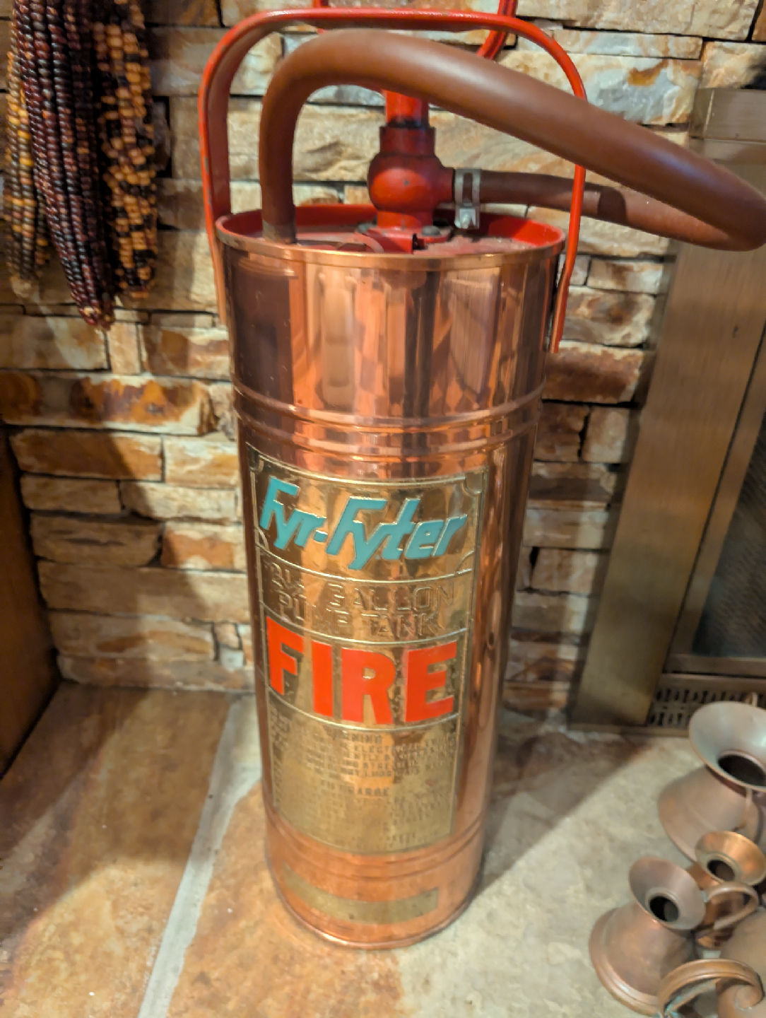 Vintage Fyr-Fyter 2 1/2 Gallon Pump Tank Fire Extinguisher