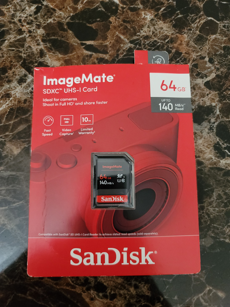 SanDisk ImageMate 64GB SDXC UHS-I Card - New