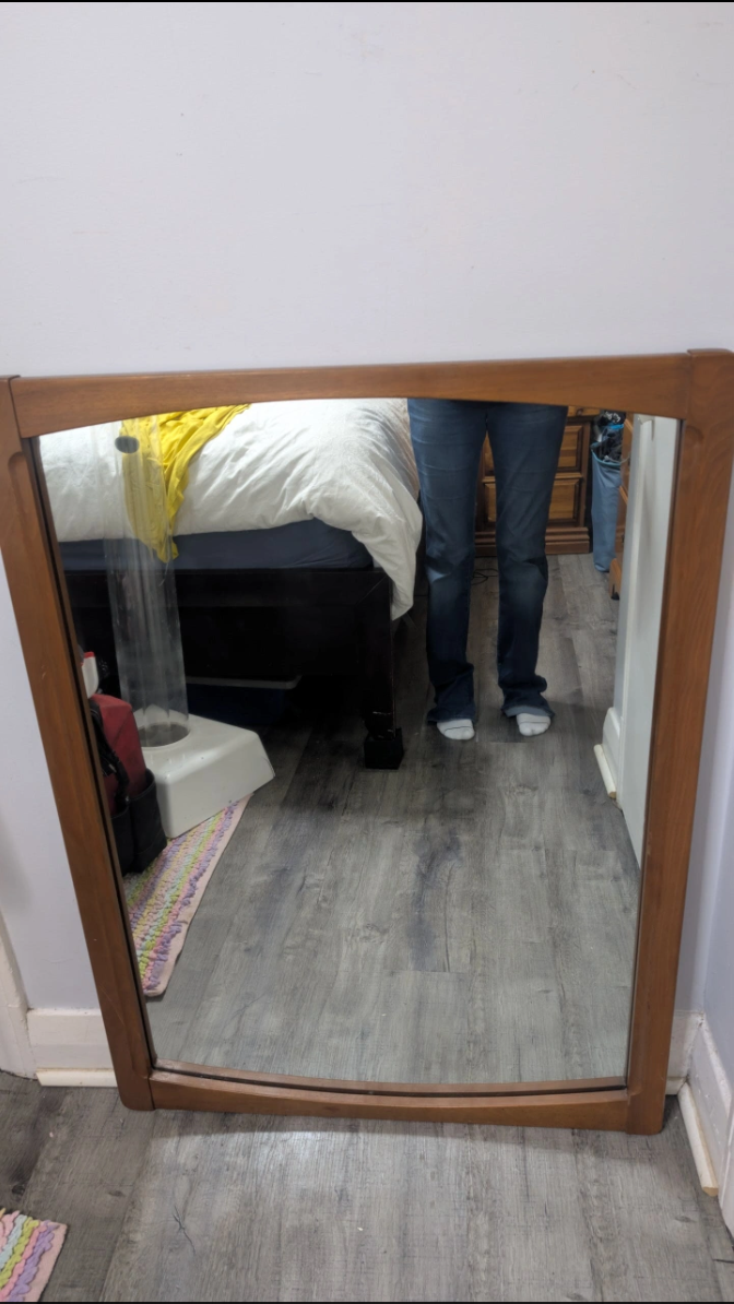 Wood Framed Mirror for Dresser