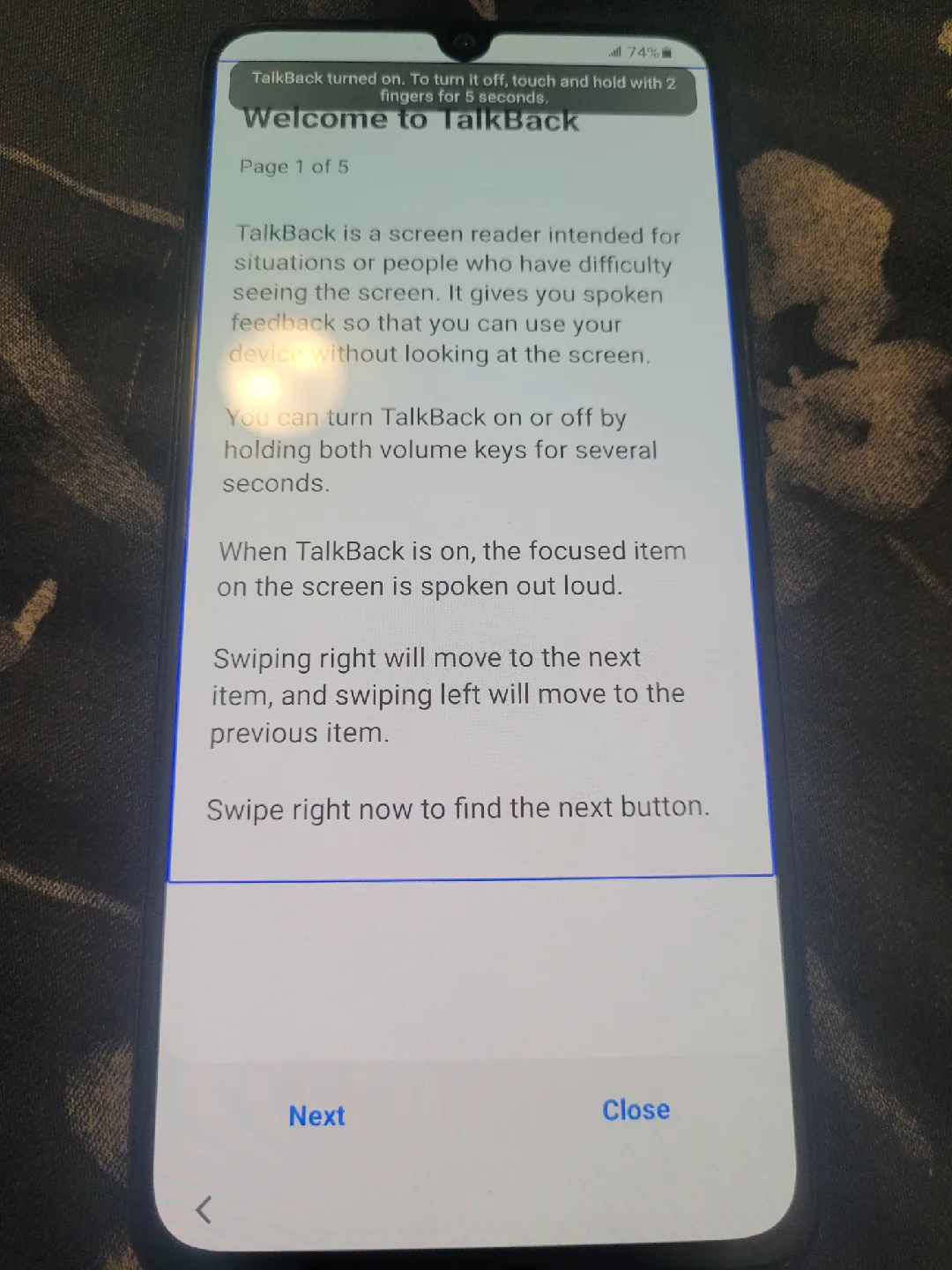Samsung Galaxy A70 image indicator(5)