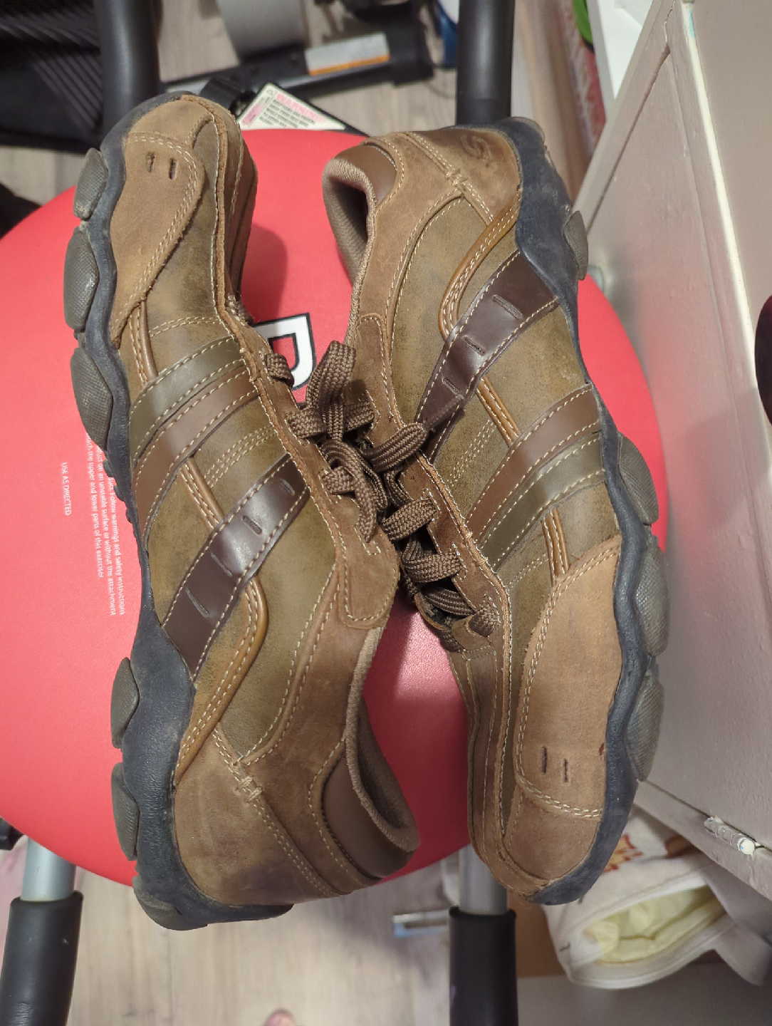 Skechers Brown Leather Loafers Size 11 - photo 2