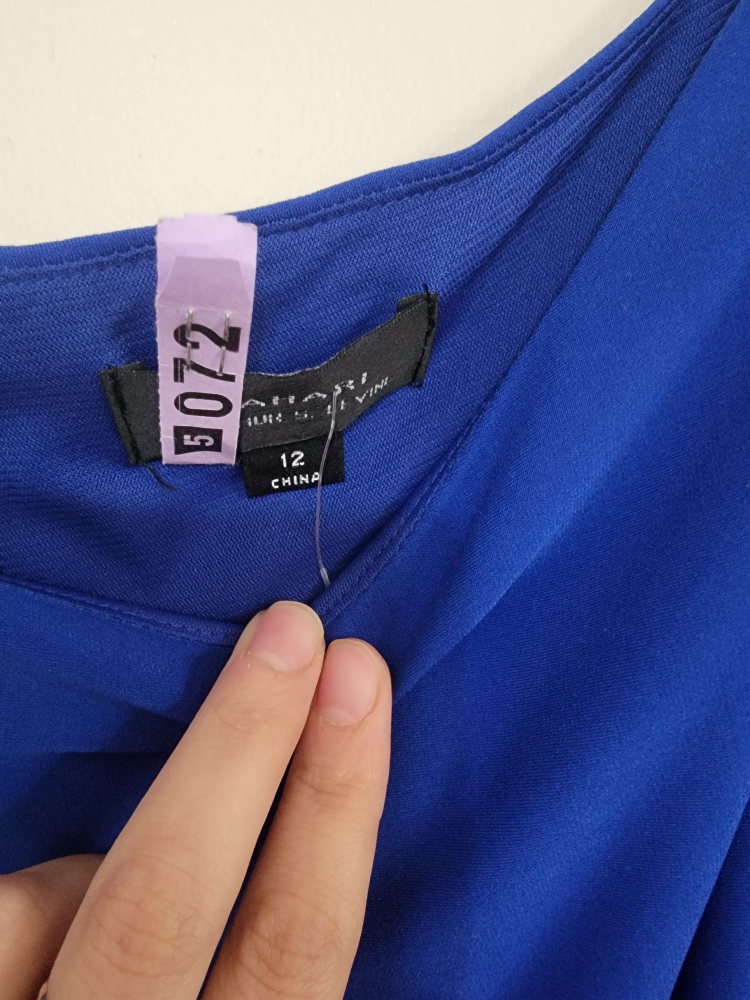 Adrianna Papell Blue Dress - Size 12 - photo 3