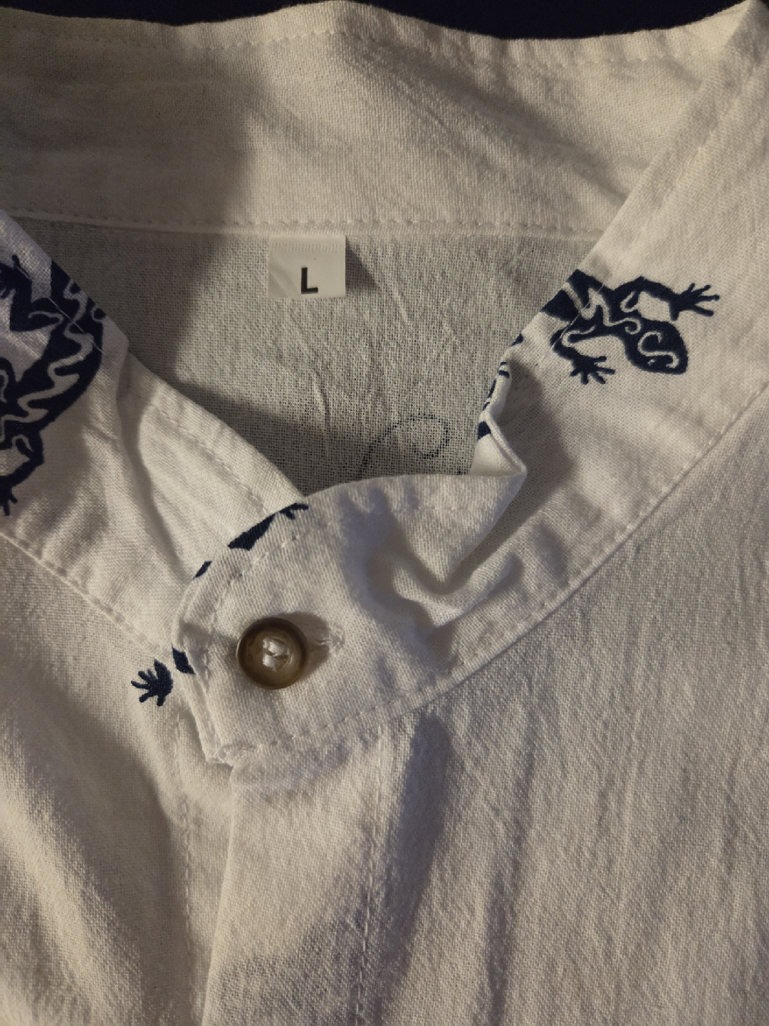 Lizard Print Shirt - Size L - photo 3