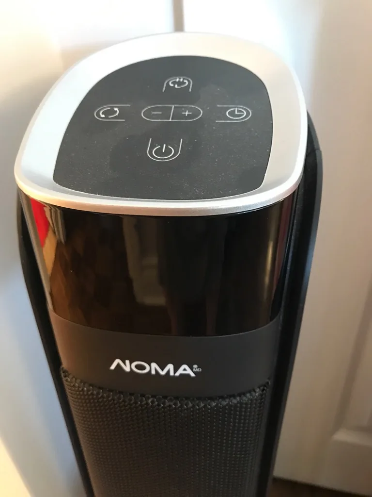 (Not Working) NOMA Tower Heater - Black thumbnail