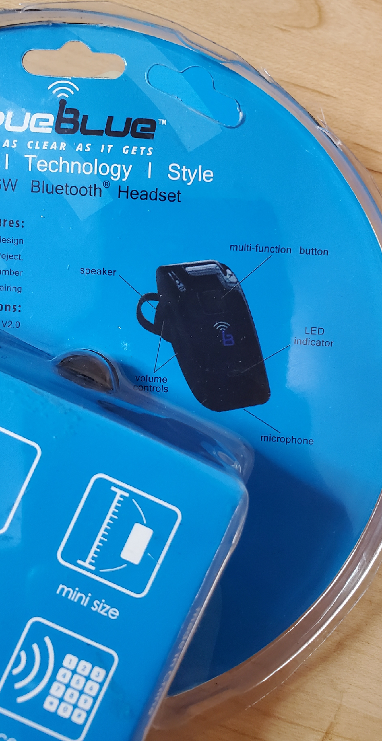 TrueBlue TB-26W Bluetooth Headset - New open box! - photo 4