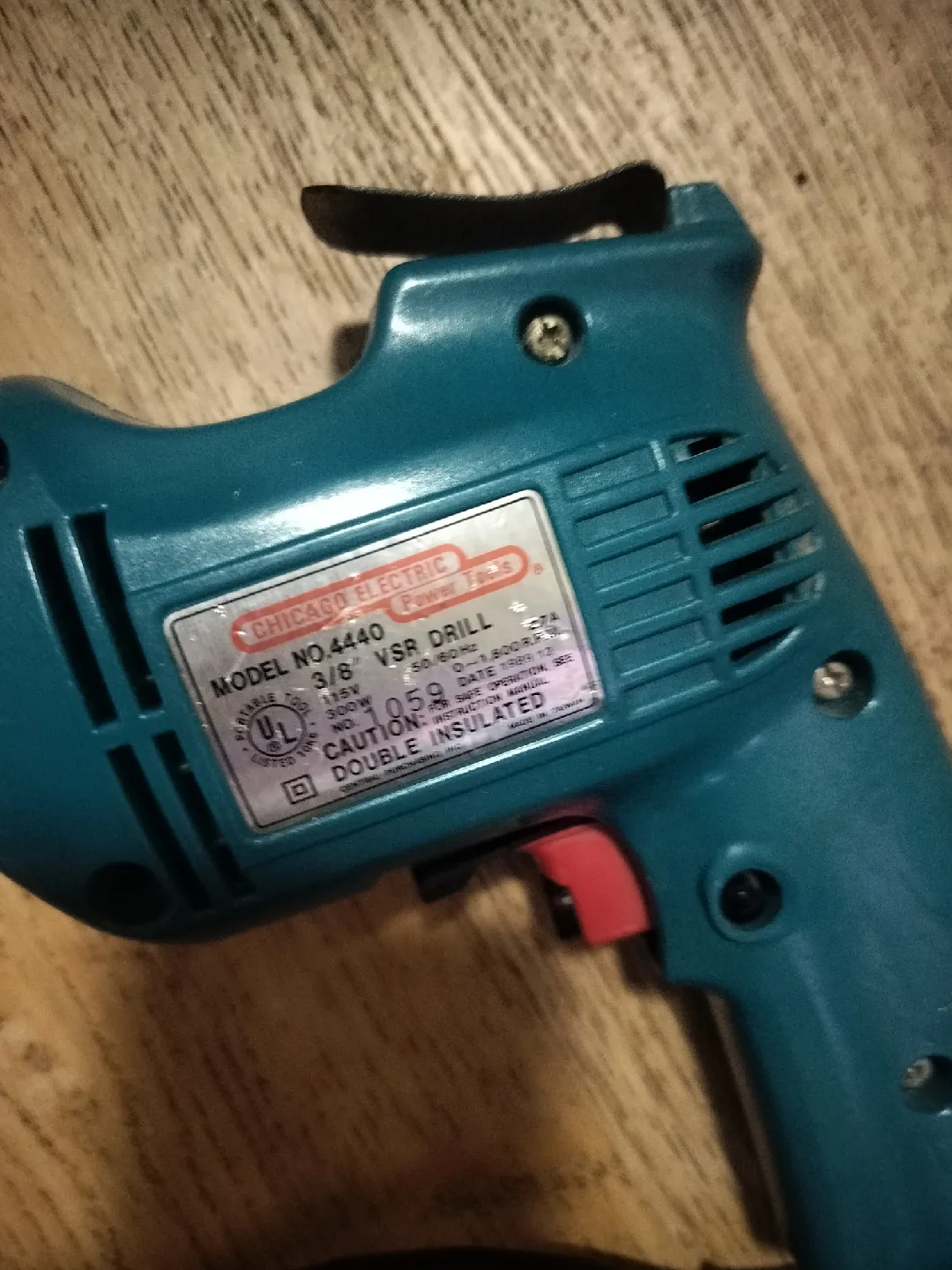 Chicago Electric Power Tools VSR Drill image indicator(2)