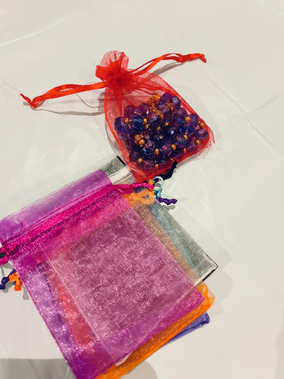 🌈 15 Colorful Jewelry Bags  + FREE Bag with Jewelry!