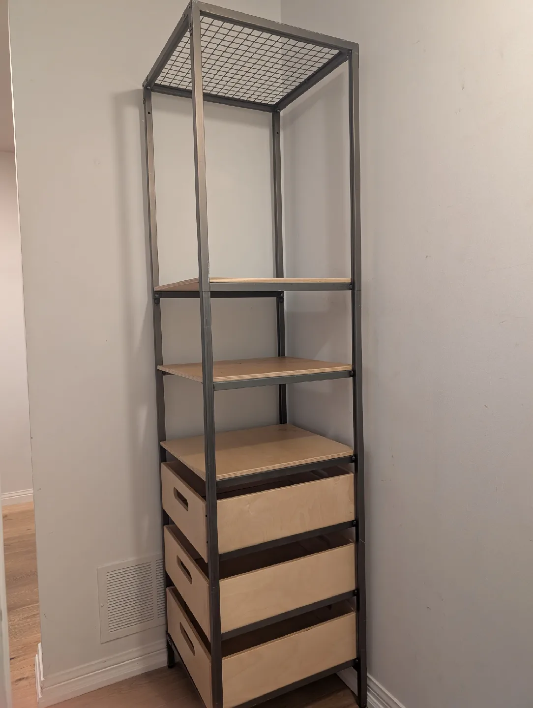 IKEA VEBERÖD Shelving Unit with Drawers image indicator(2)