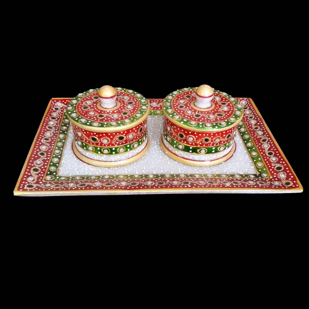 Handcrafted Indian Jewelry Set and Decorative Items - photo 2