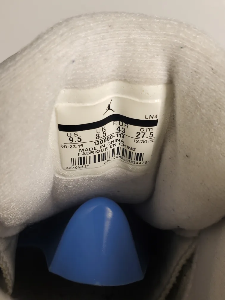 Men’s Jordan 12 Retro French Blue 130690-113 Size 9.5 image indicator(6)