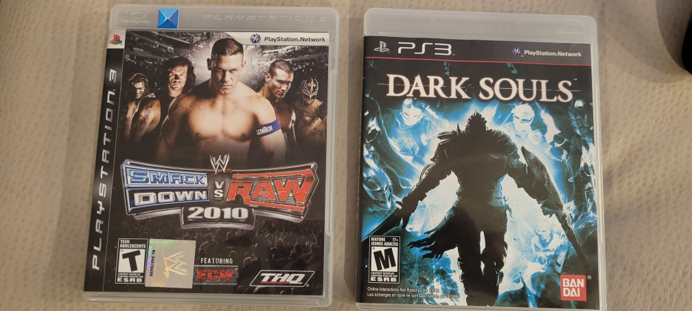 PS3 Games: WWE Smackdown vs Raw 2010 & Dark Souls