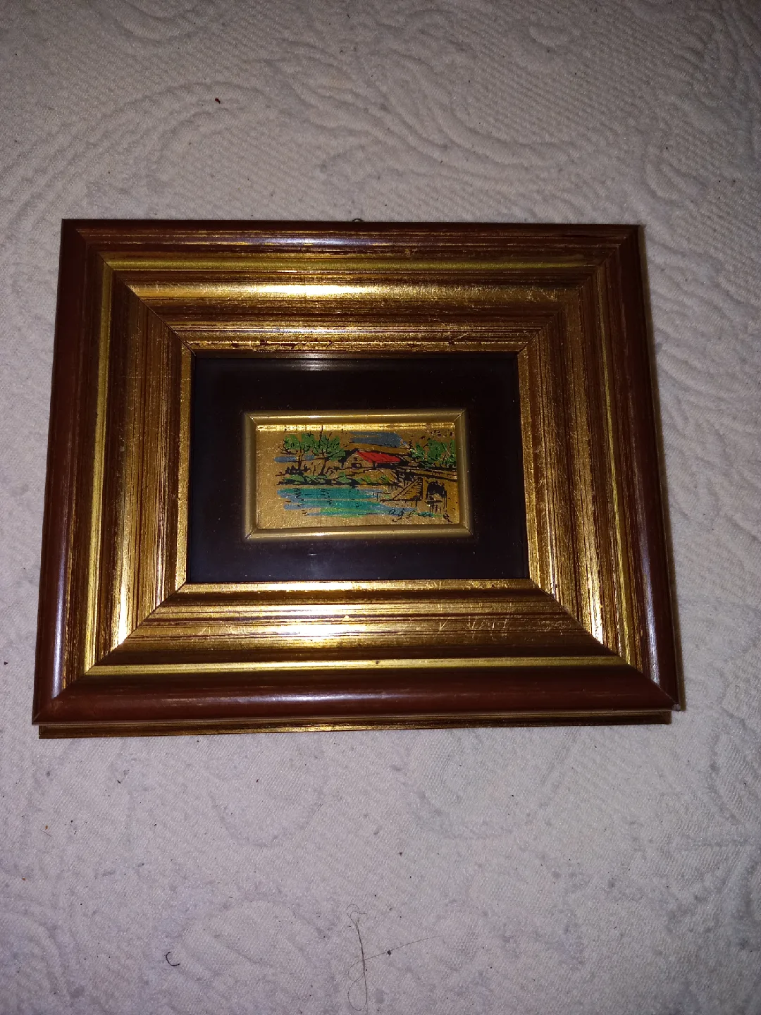 Gold Leaf Hand Painted Small Picture thumbnail