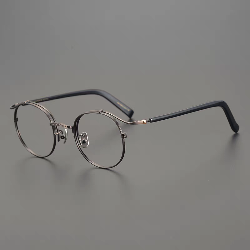 Round Titanium Eyeglasses Frames  - Brand New