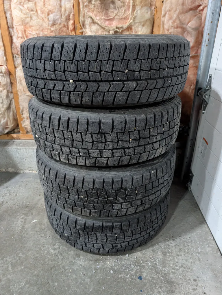 (4)-185/55R16 Winter Tires On Steel Rims 4x108 Ford Focus image indicator(6)