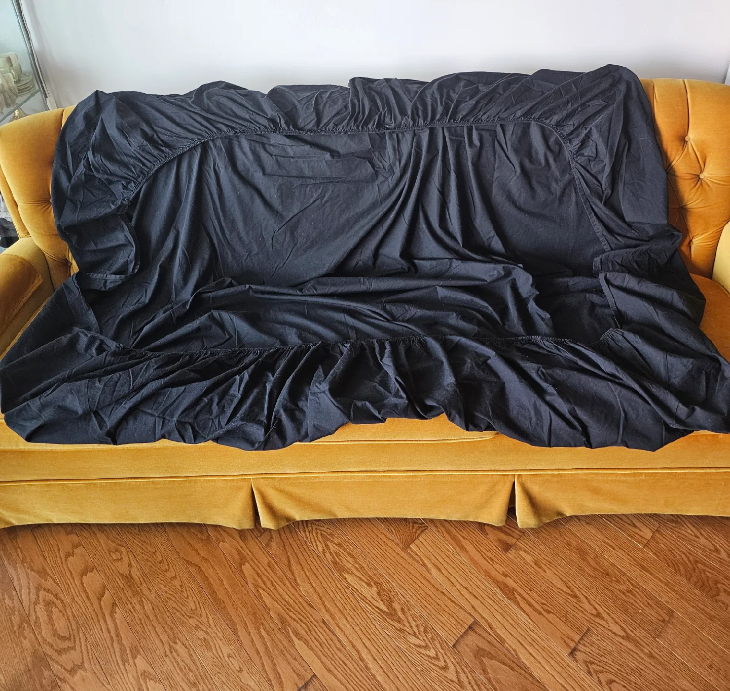 🥕 Mainstays Anthracite Queen Fitted Sheet and two pillow cases image indicator(2)