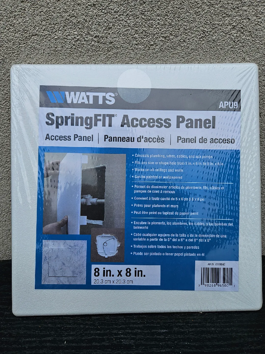Watts SpringFIT Access Panel 8x8 thumbnail
