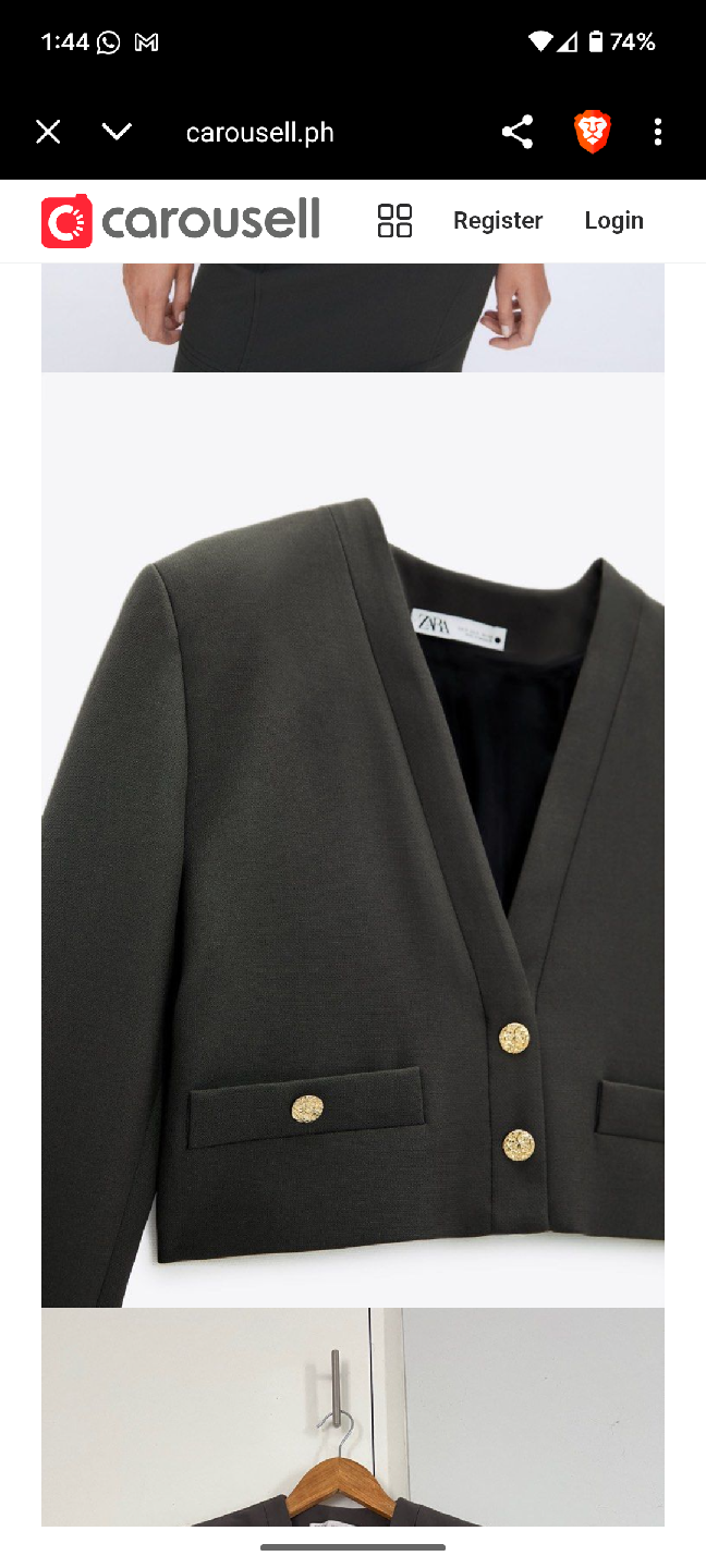 Zara Cropped Blazer - Size XL - photo 3