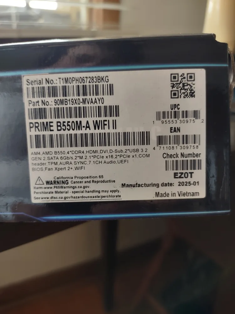 ASUS PRIME B550M-A WIFI II Motherboard image indicator(5)