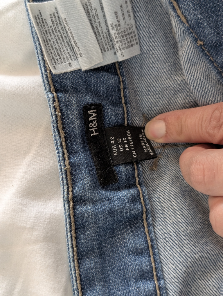 H&M Denim Mini Skirt - Size 12 - photo 3