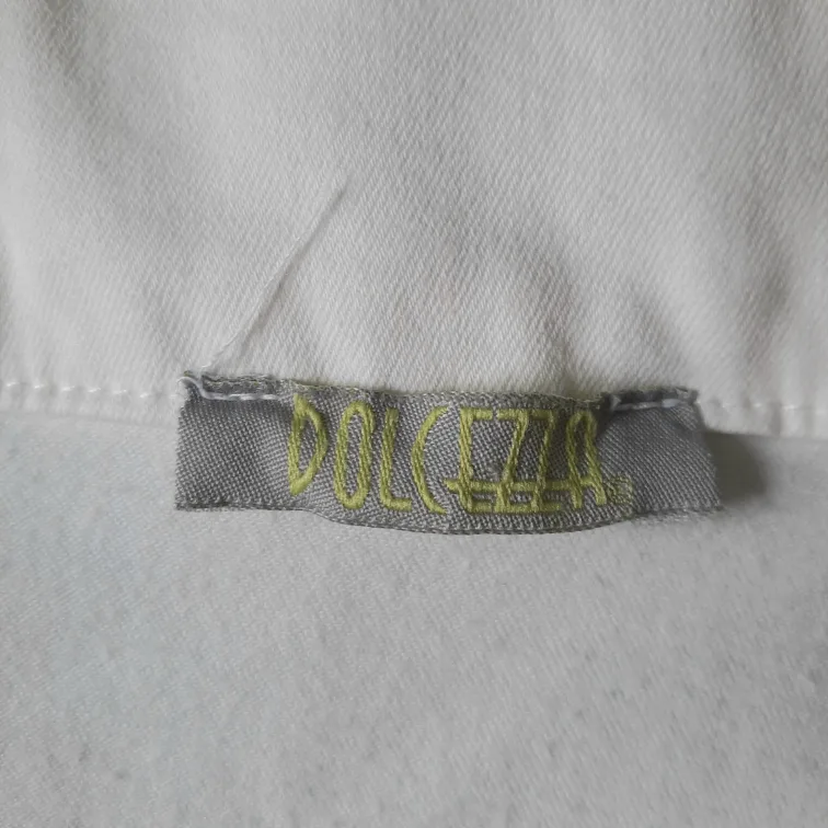 DOLCEZZA White Denim Jacket - Size 3X image indicator(7)